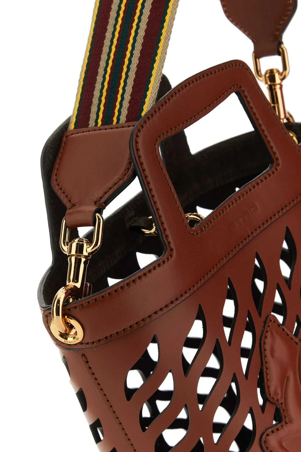 Pegaso Motif Cut Out Detailed Tote Bag