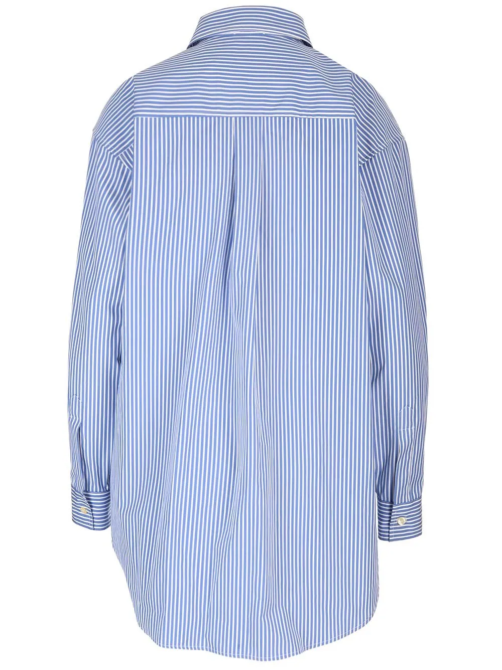 Logo-Embroidered Striped Buttoned Shirt