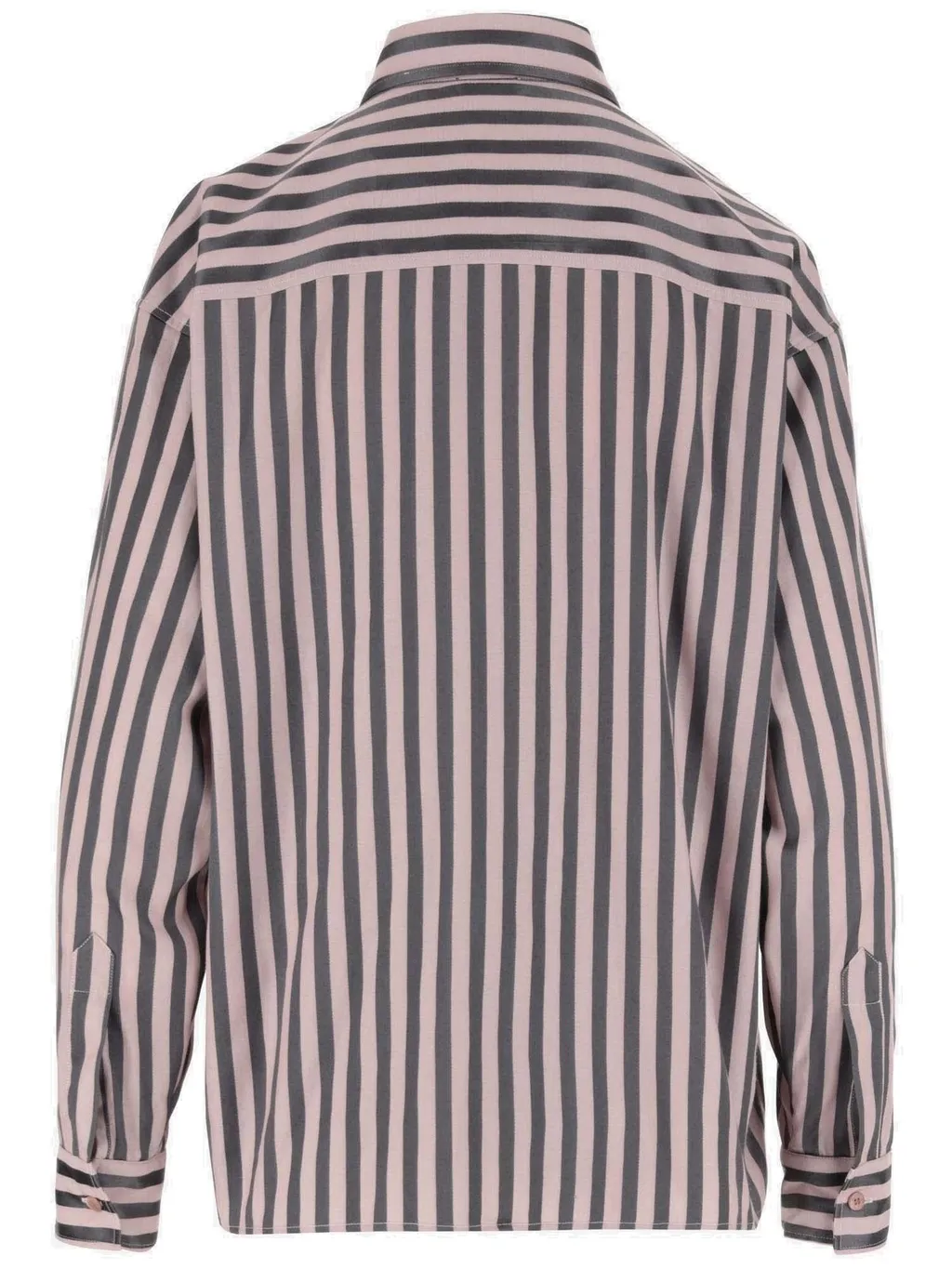 Striped Button-Up Shirt