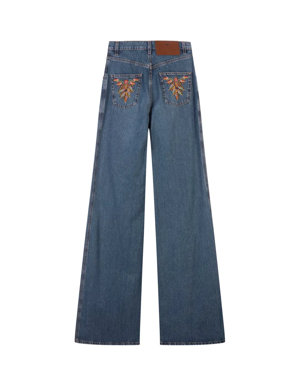 High-Waisted Flared Jeans