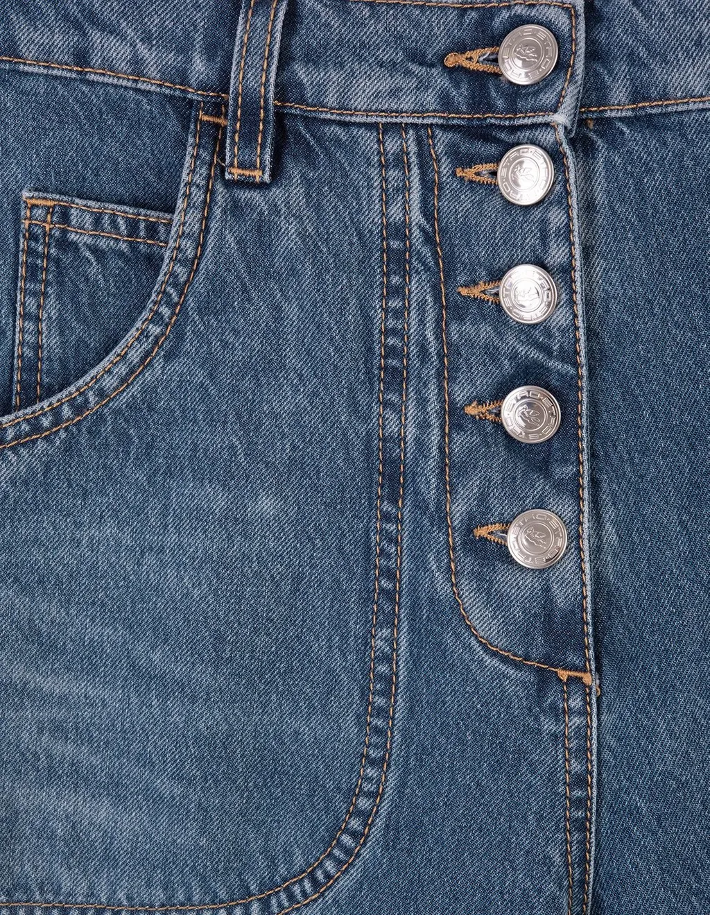 High-Waisted Flared Jeans