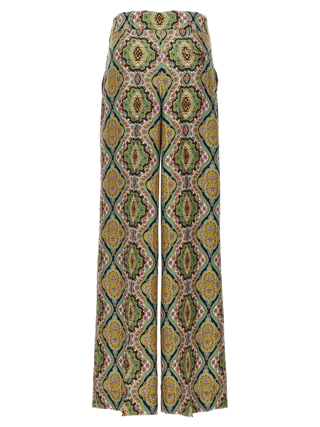 Allover Print Wide-Leg Pants