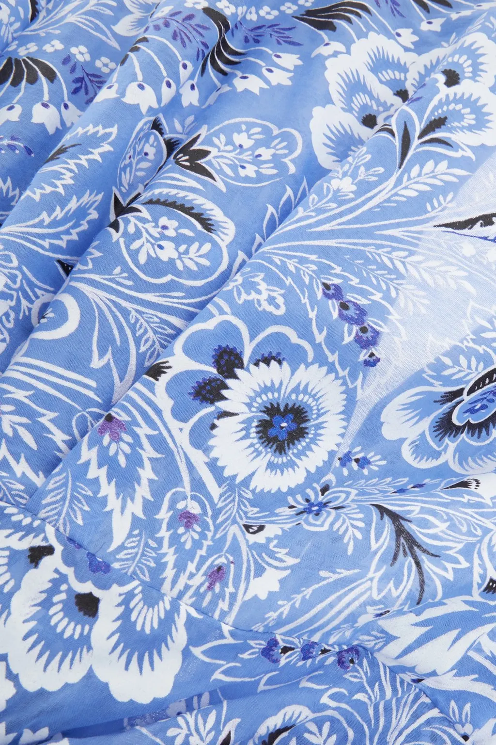 Paisley Printed Belted Waist Shirt