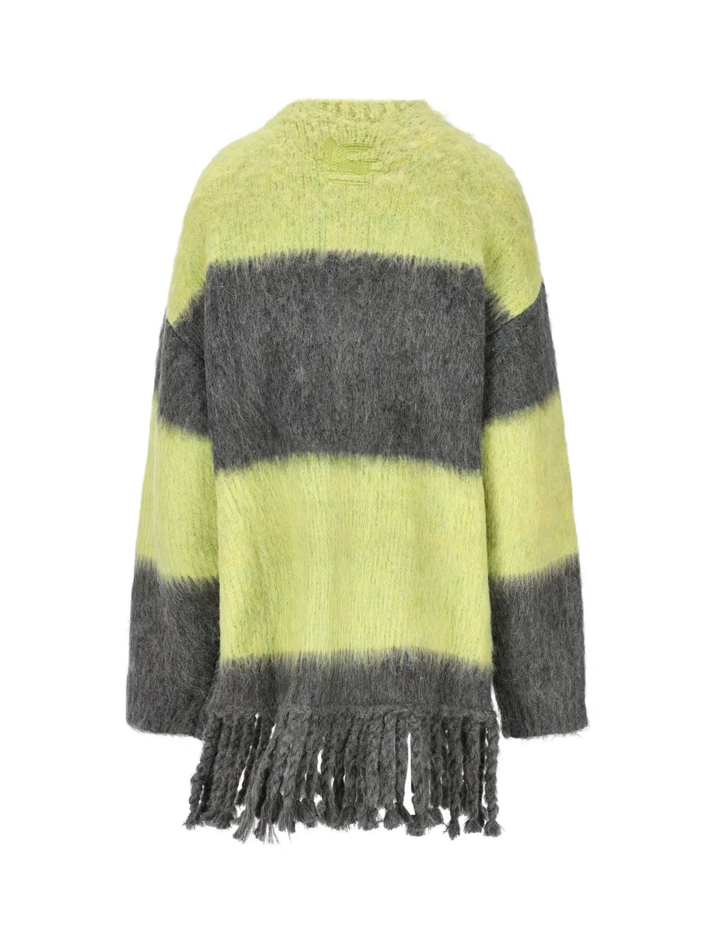 Crewneck Long-Sleeved Cardigan