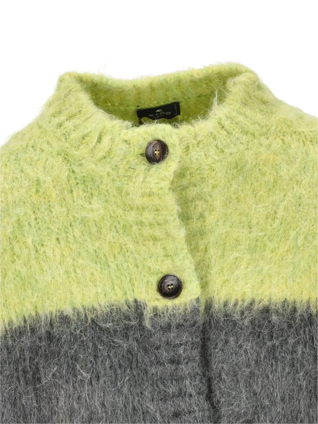 Crewneck Long-Sleeved Cardigan