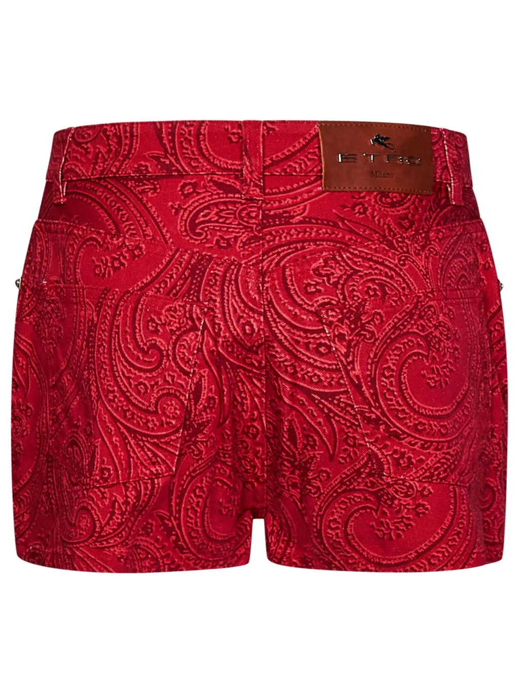 Paisley Print Shorts