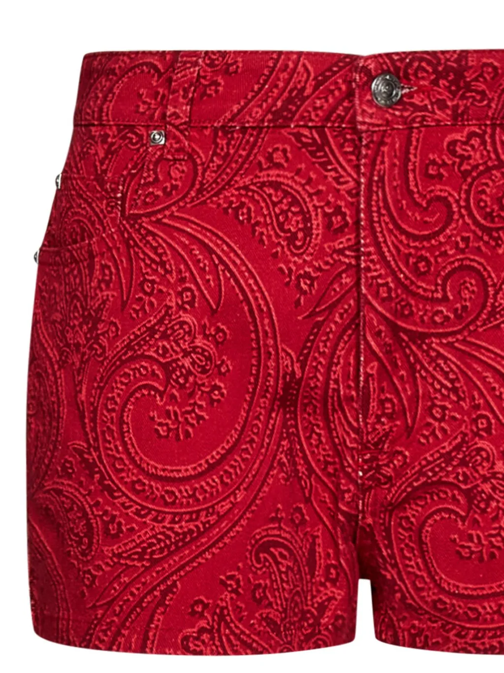 Paisley Print Shorts