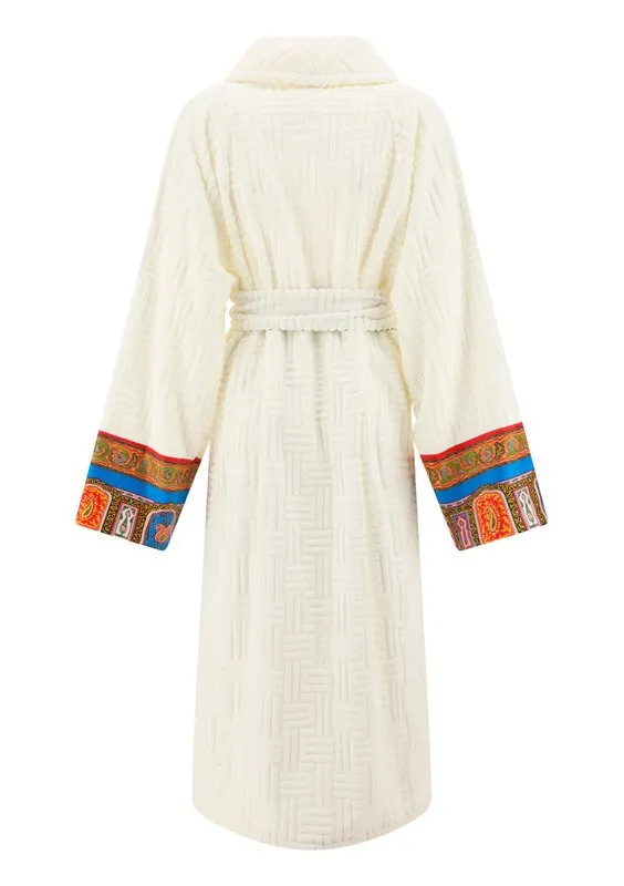 Paisley Printed Kimono Bathrobe