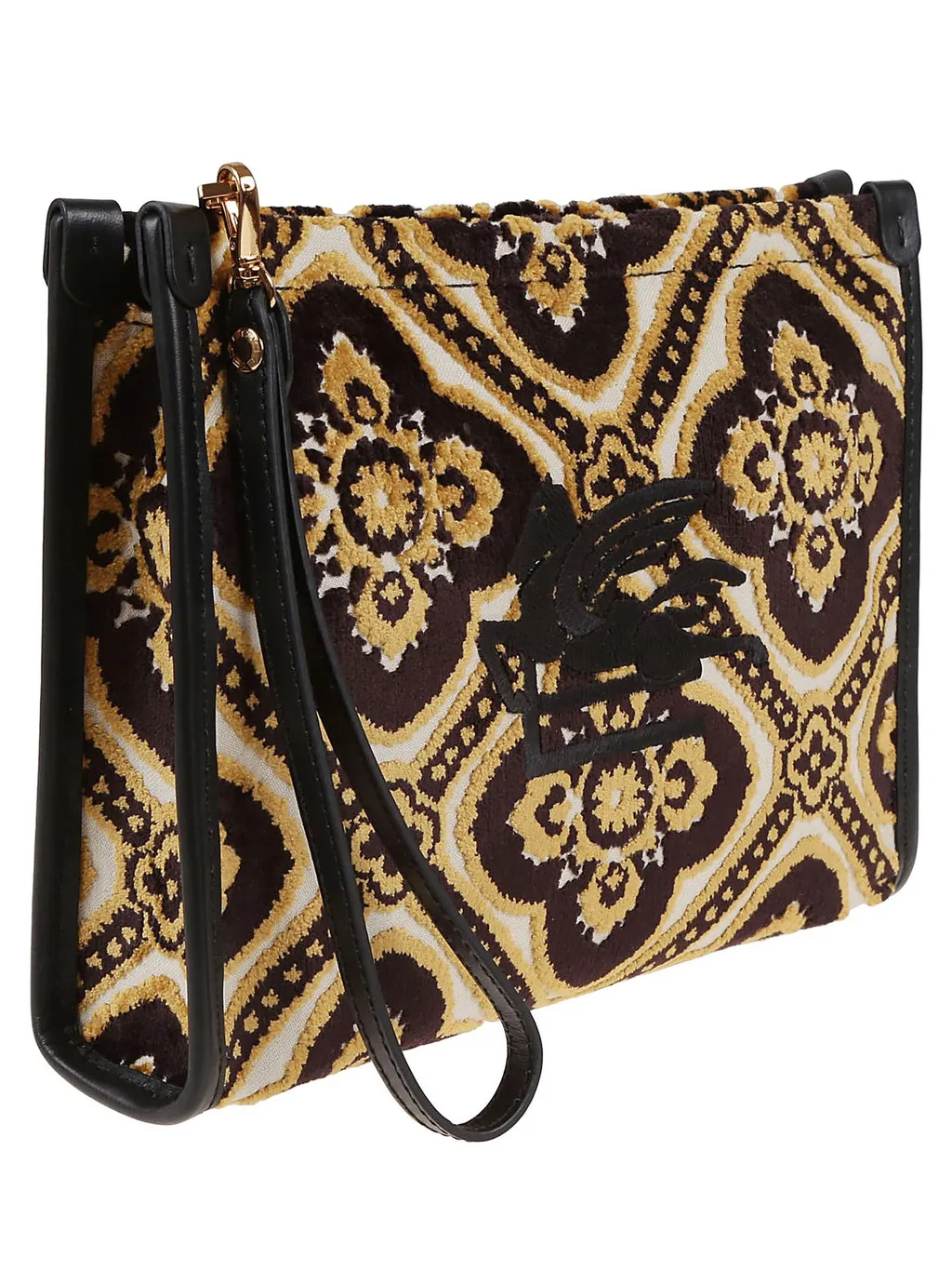 Logo-Embroidered Zipped Makeup Bag