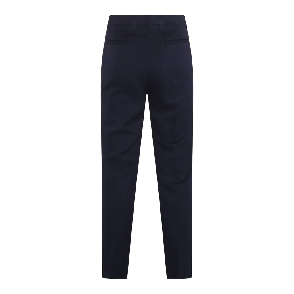 Mid-Rise Tapered Leg Trousers