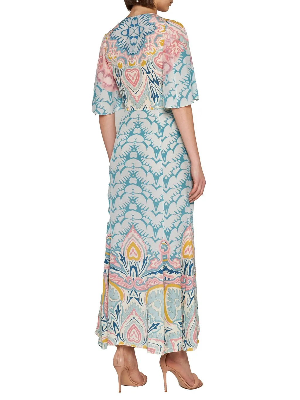 Paisley-Pattern Maxi Dress