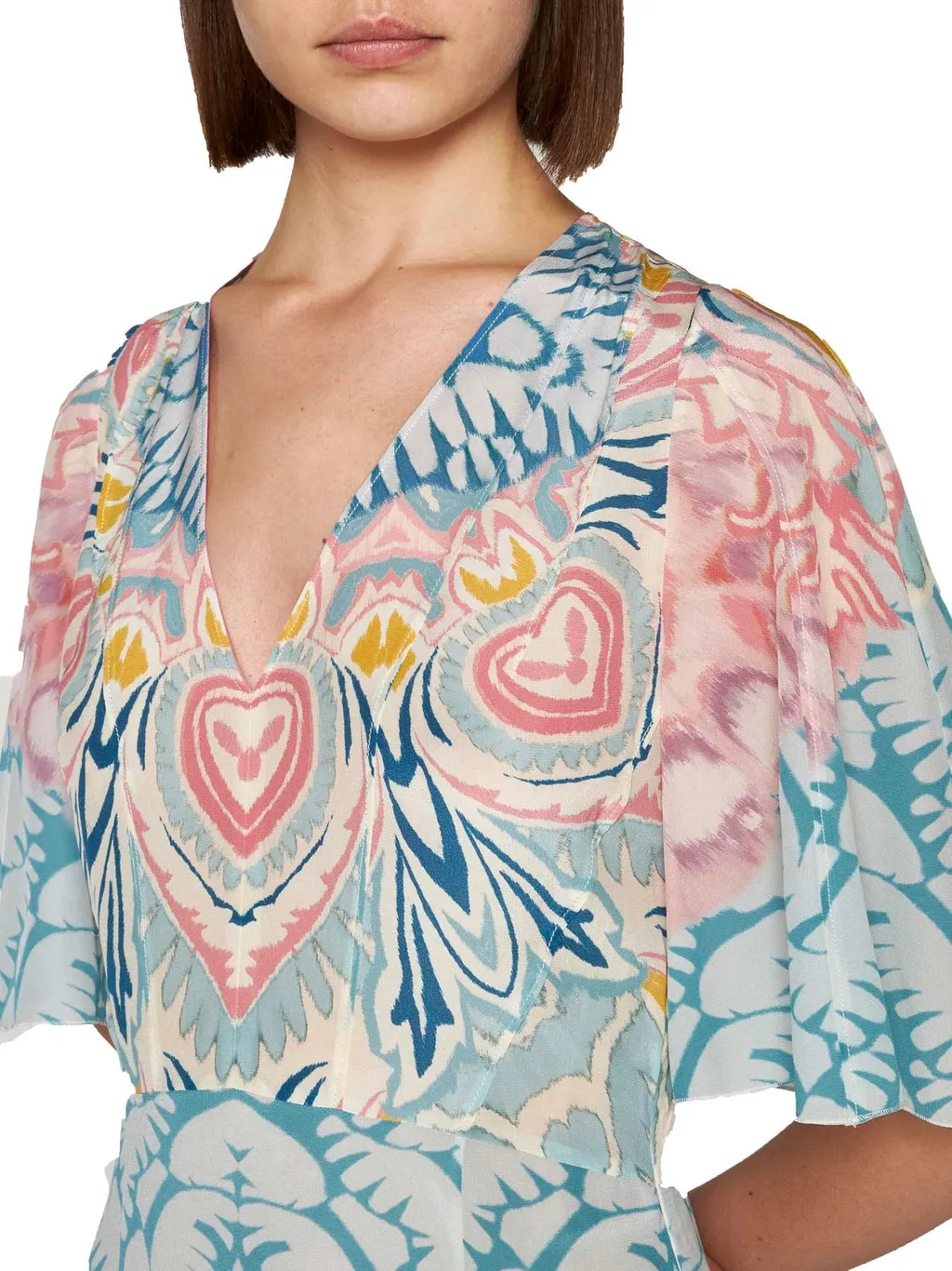 Paisley-Pattern Maxi Dress