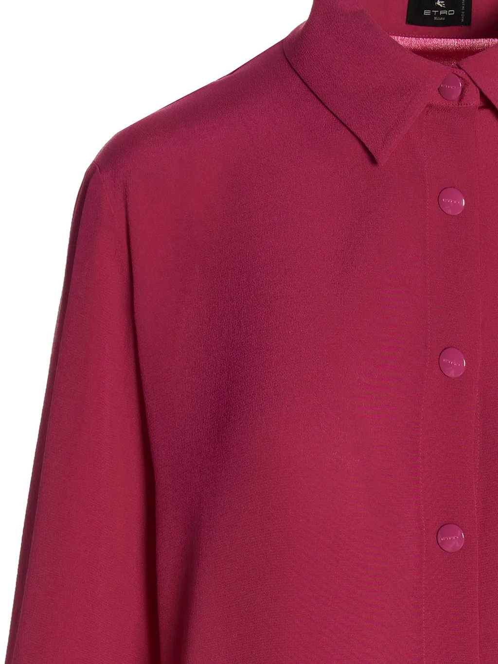 Logo Embroidered Long-Sleeved Shirt