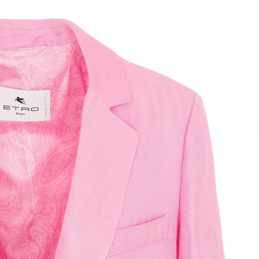 Single Breasted Long-Sleeved Blazer