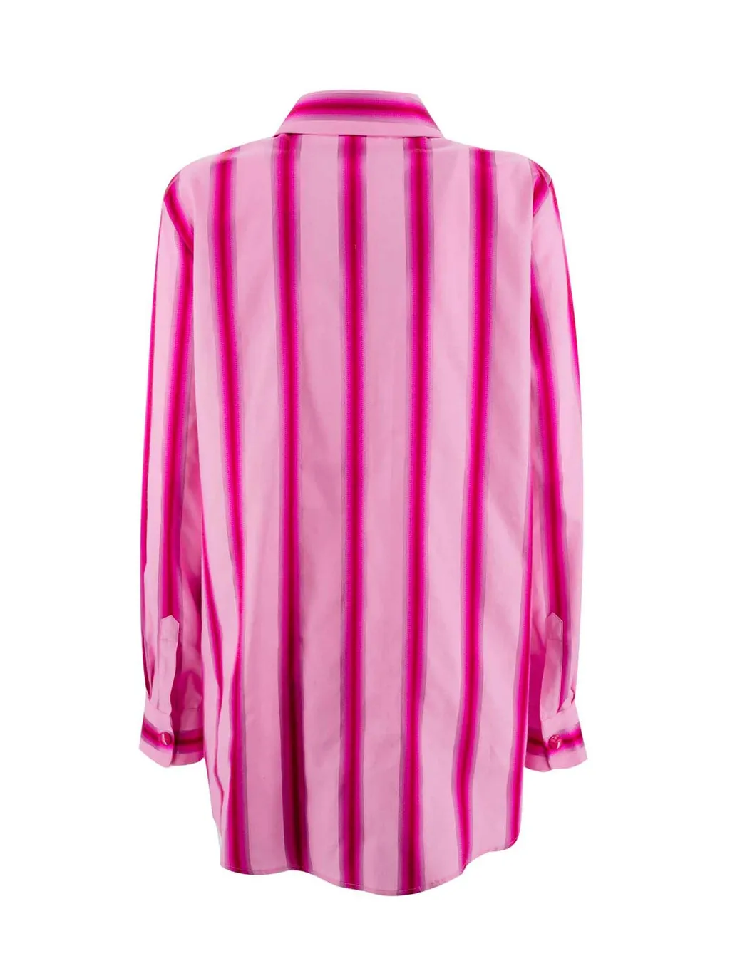 Logo Embroidered Striped Buttoned Shirt