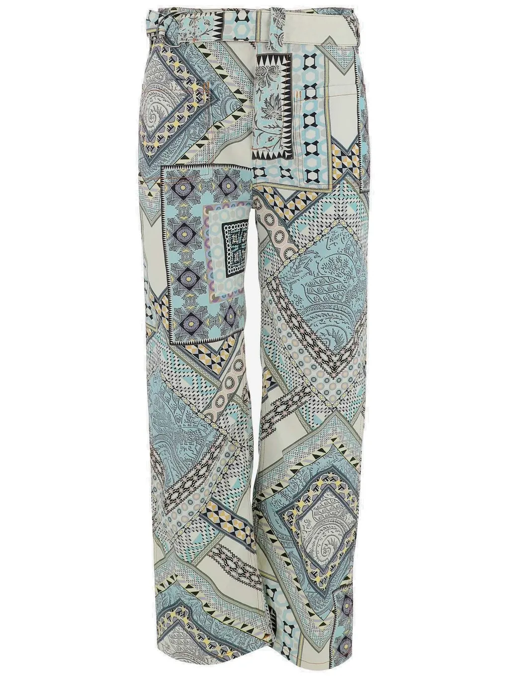 Paisley Print Trousers