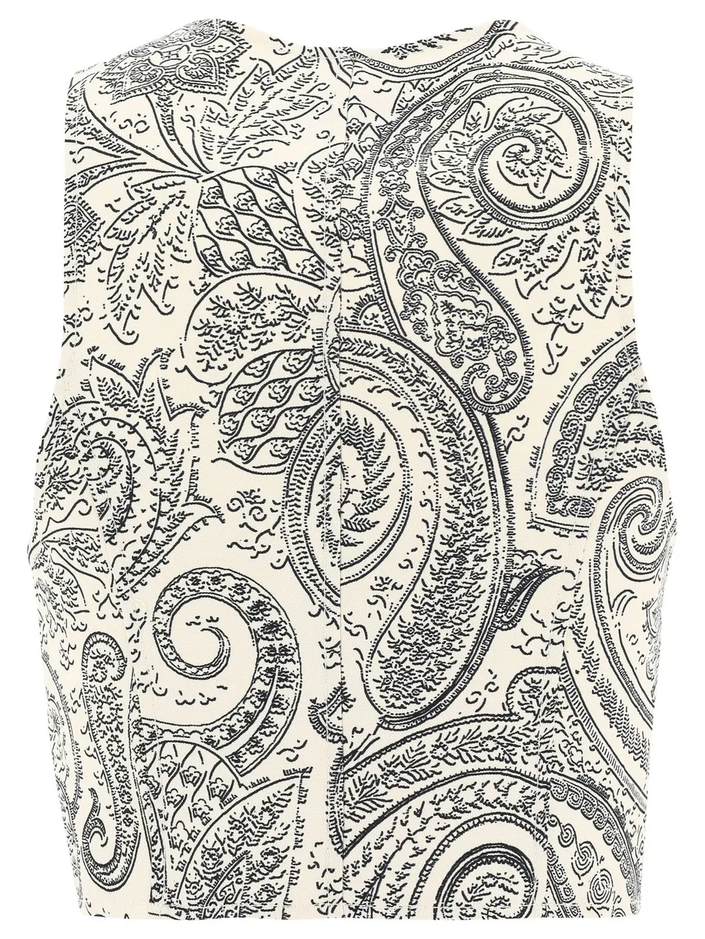 V-Neck Paisley Waistcoat