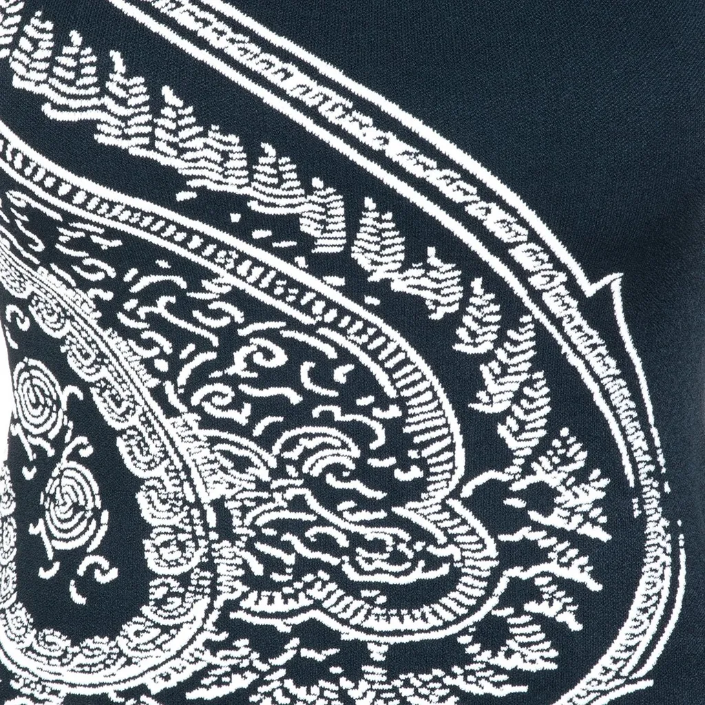 Paisley-Print Sleeveless Top