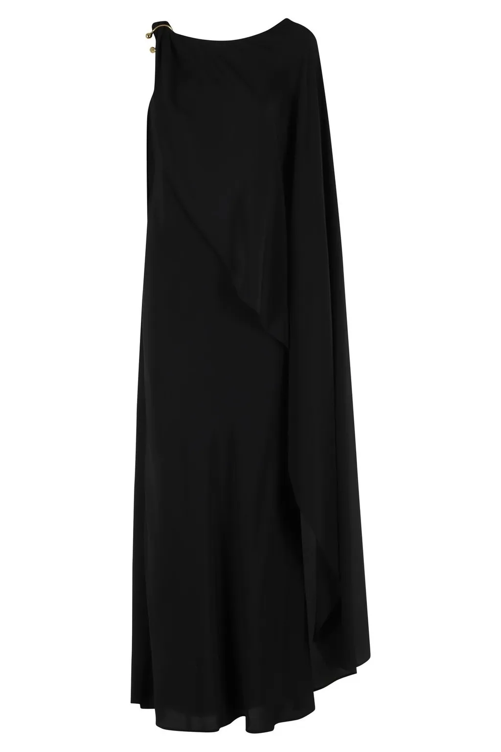 Draped Silk Dress