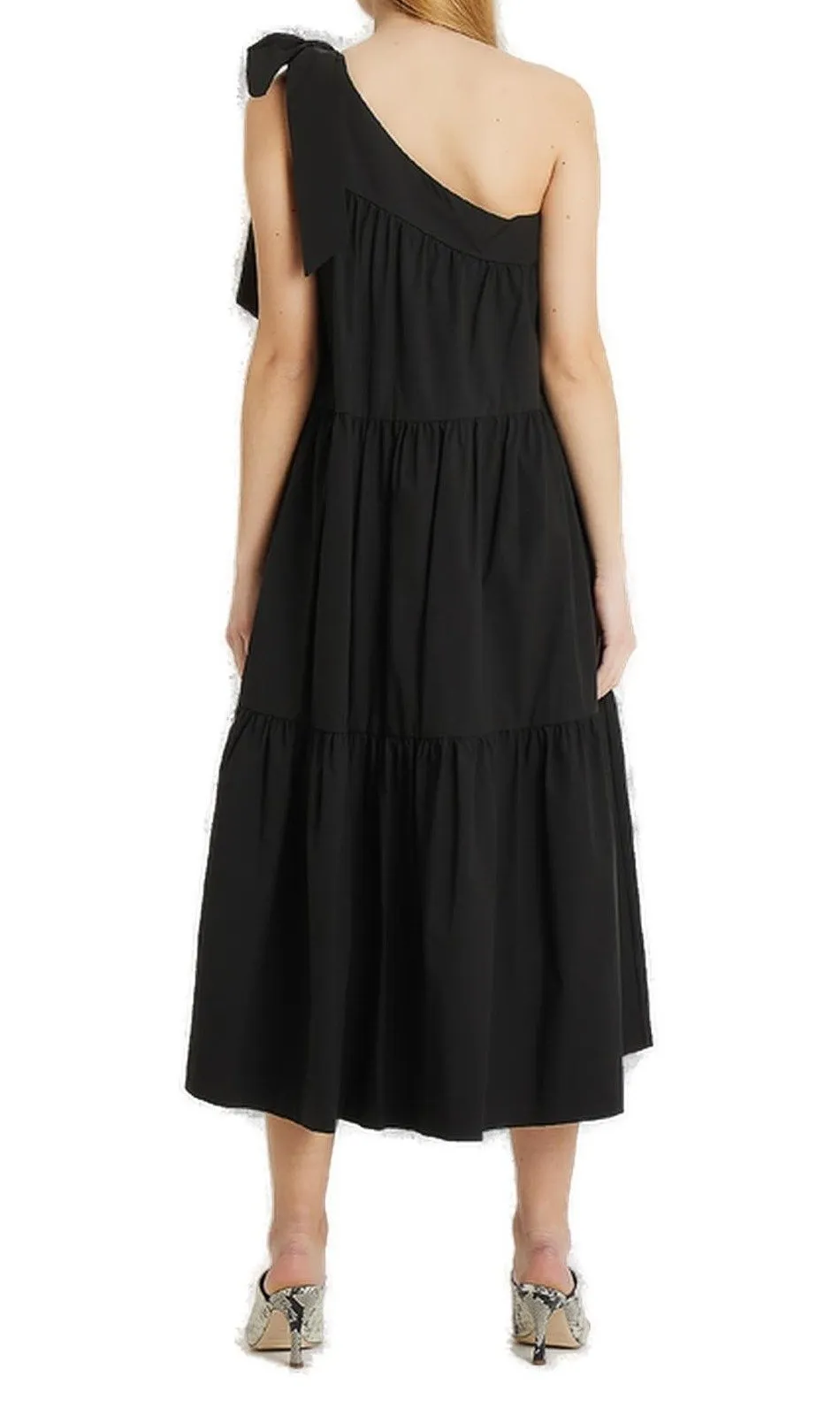 One-Shoulder Midi Dress