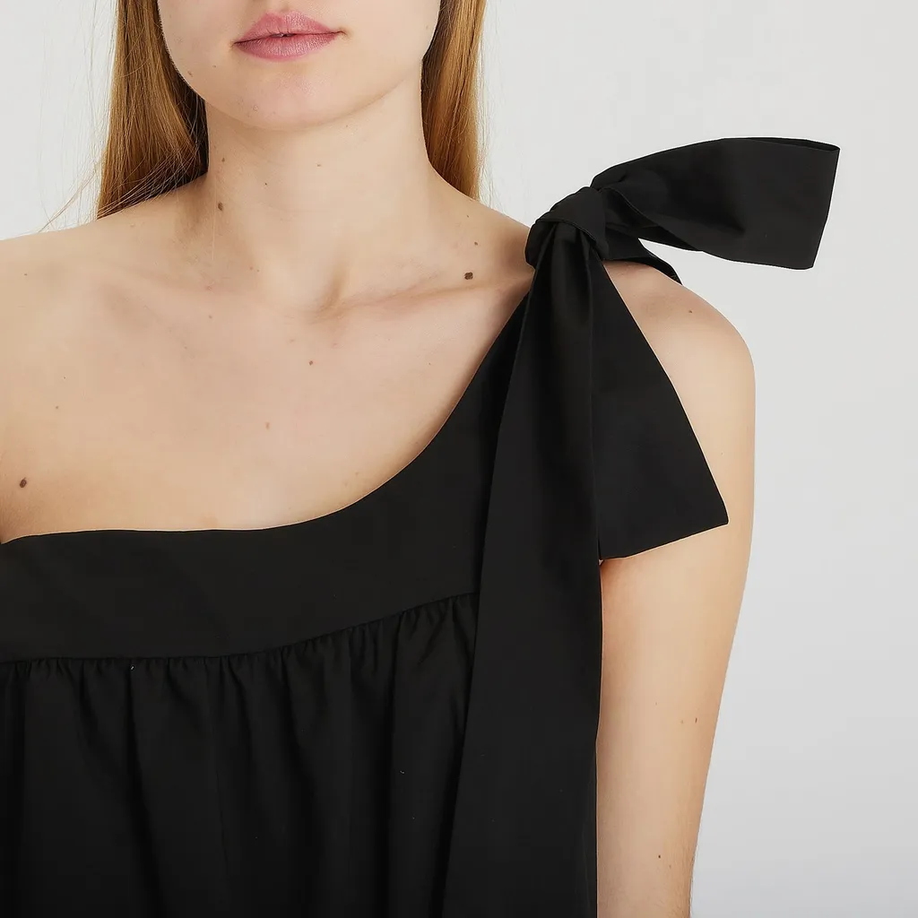 One-Shoulder Midi Dress