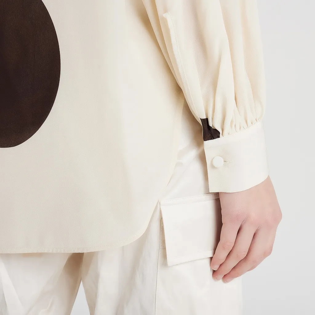 Asymmetric Long-Sleeved Shirt