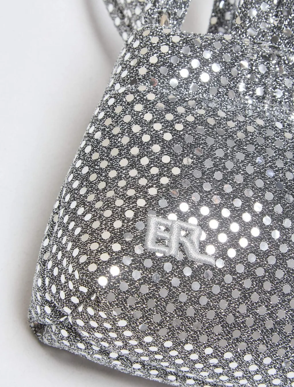 Mini Woven Sequins Crossbody Bag