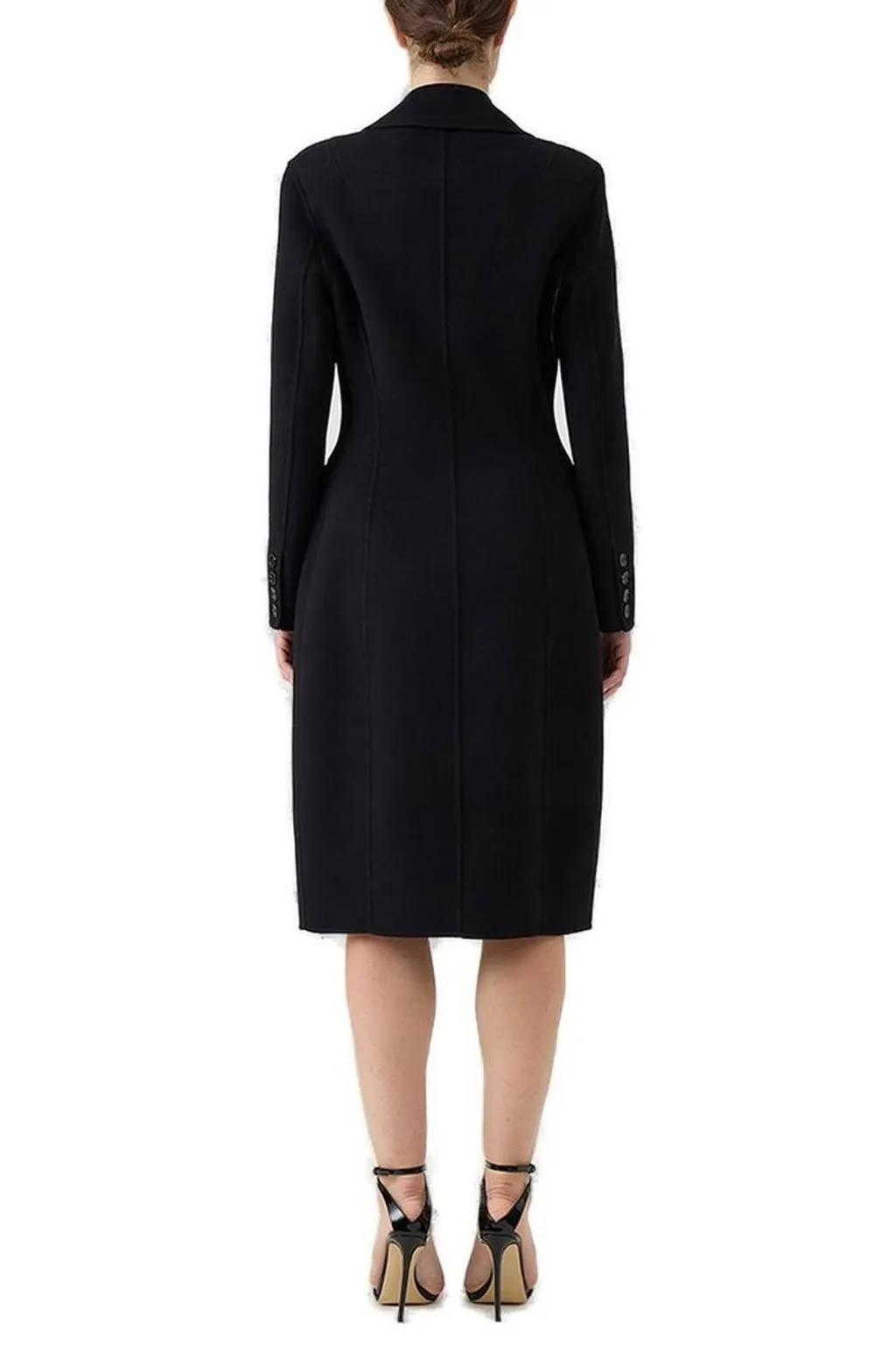 Double-Breasted Long Sleeved Coat
