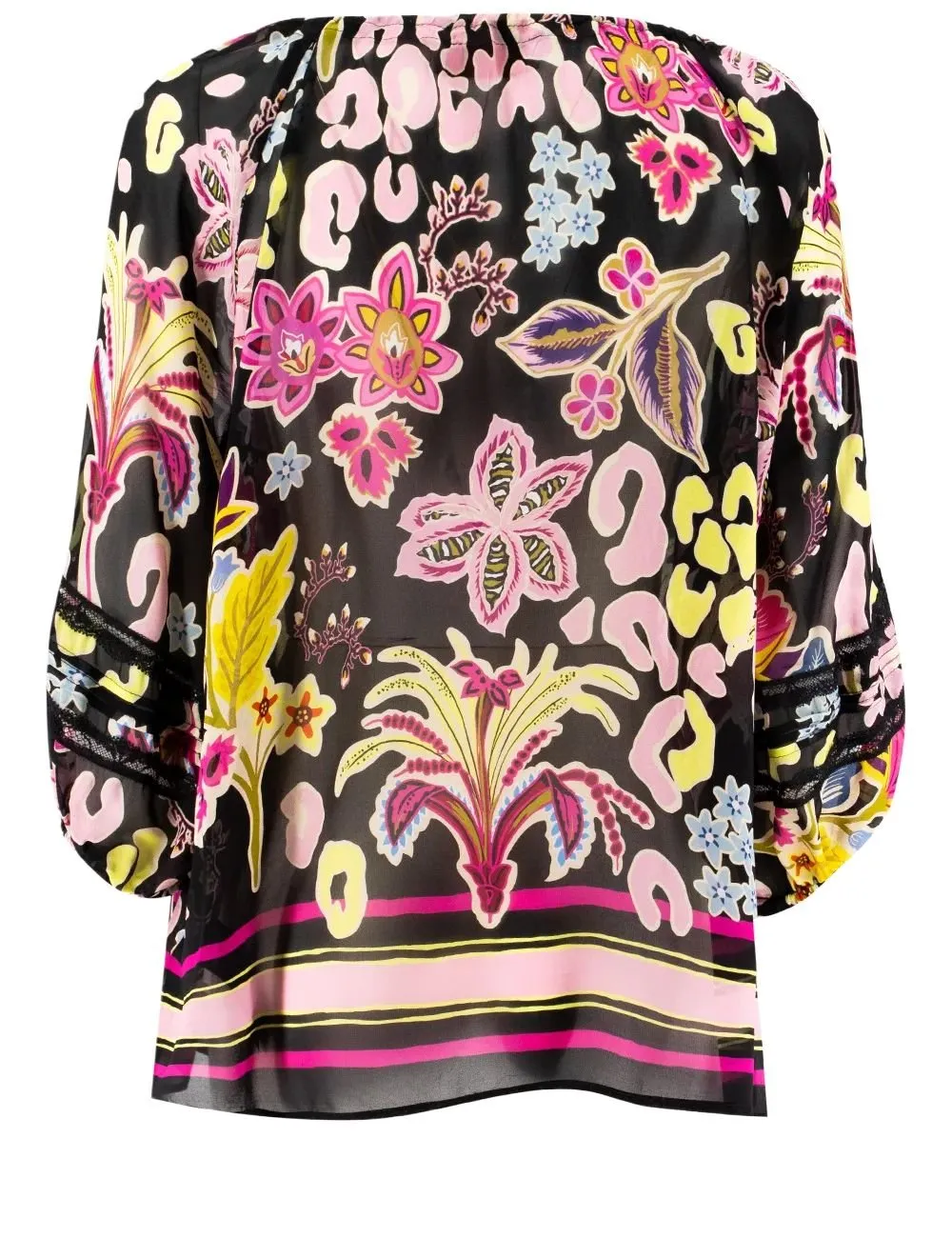 Floral Lace Detail Top