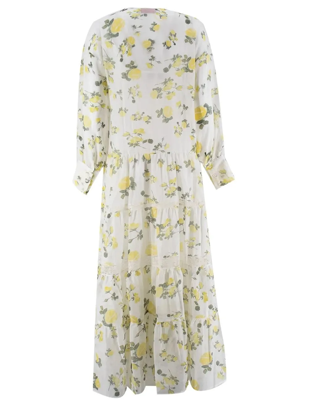 Floral Lace-Trim Dress