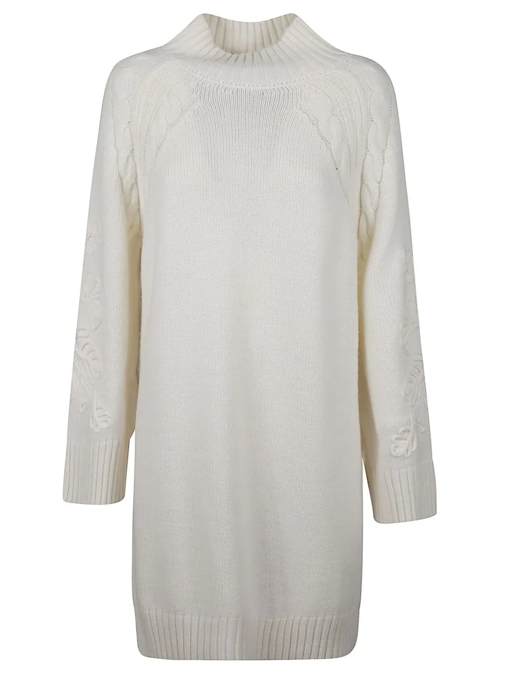 Cable-Knit Mini Dress