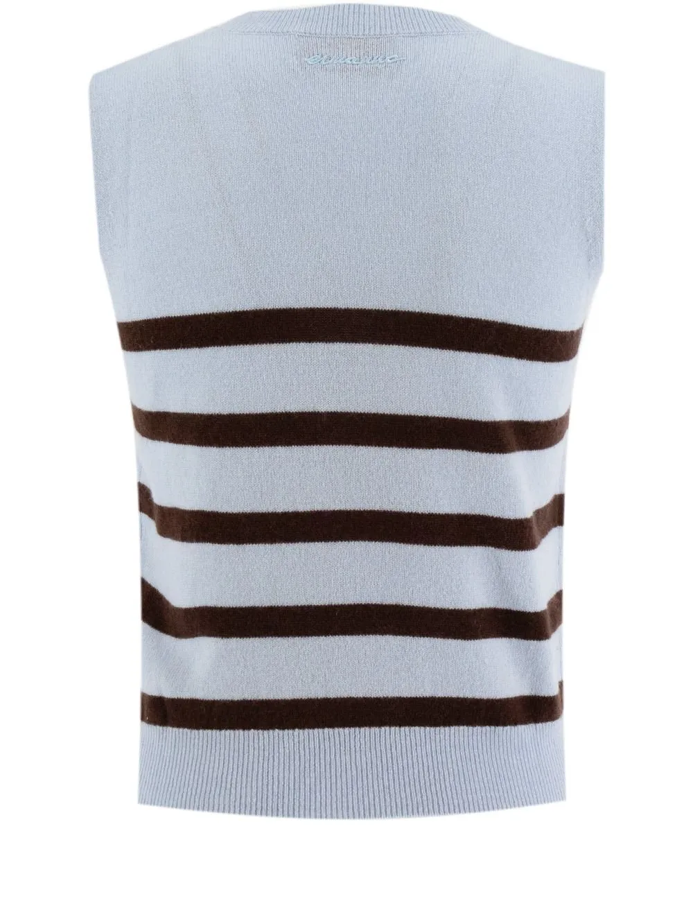 Striped Wool-Cashmere Waistcoat