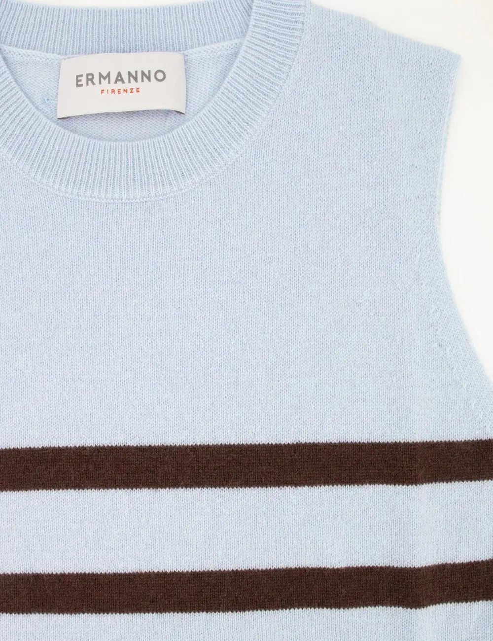 Striped Wool-Cashmere Waistcoat