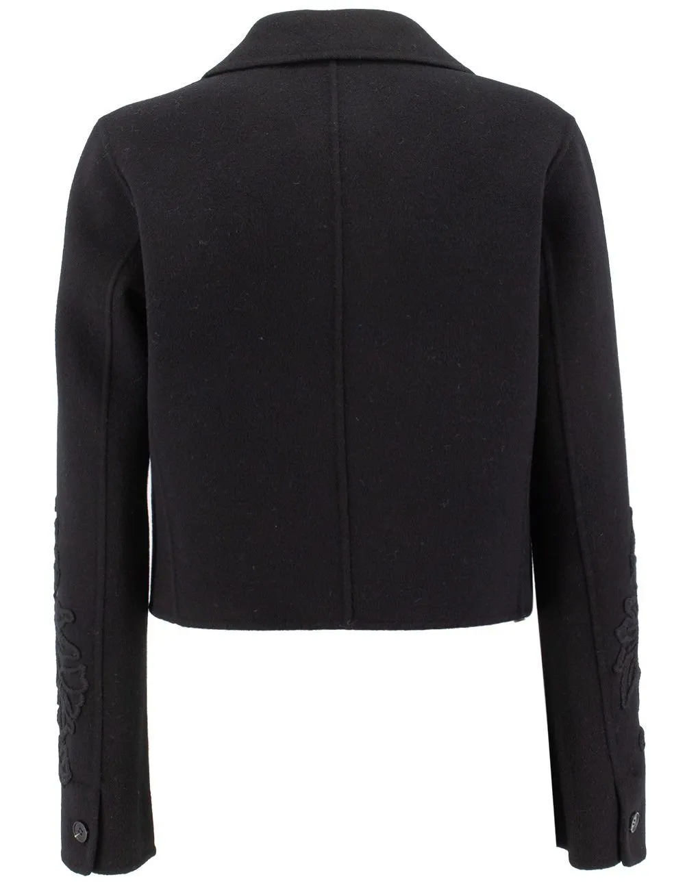 Embroidered Buttoned Jacket