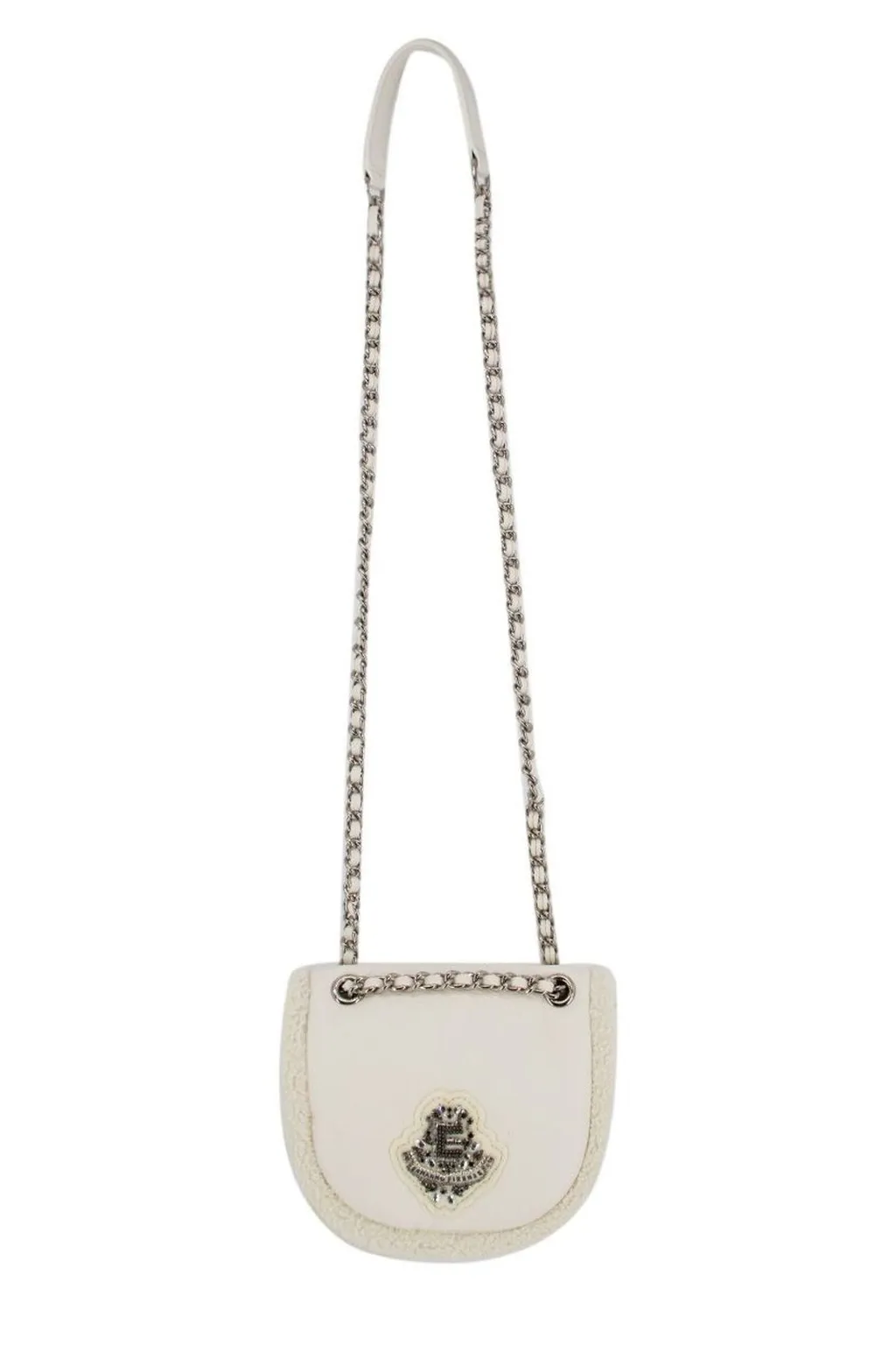 Logo Embellished Mini Shoulder Bag