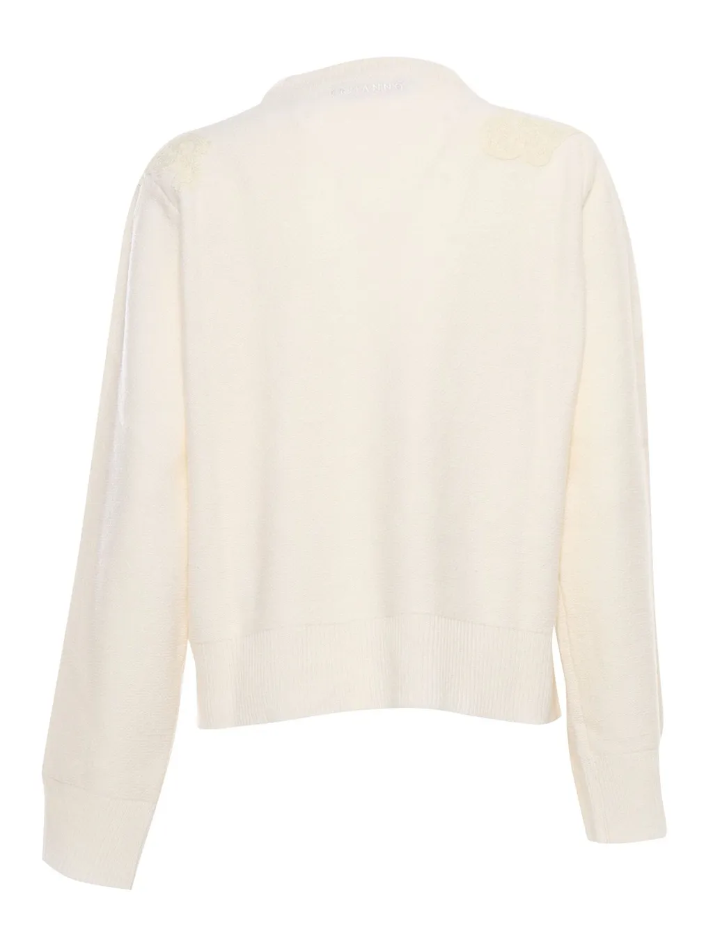 Floral Embroidered Knitted Jumper