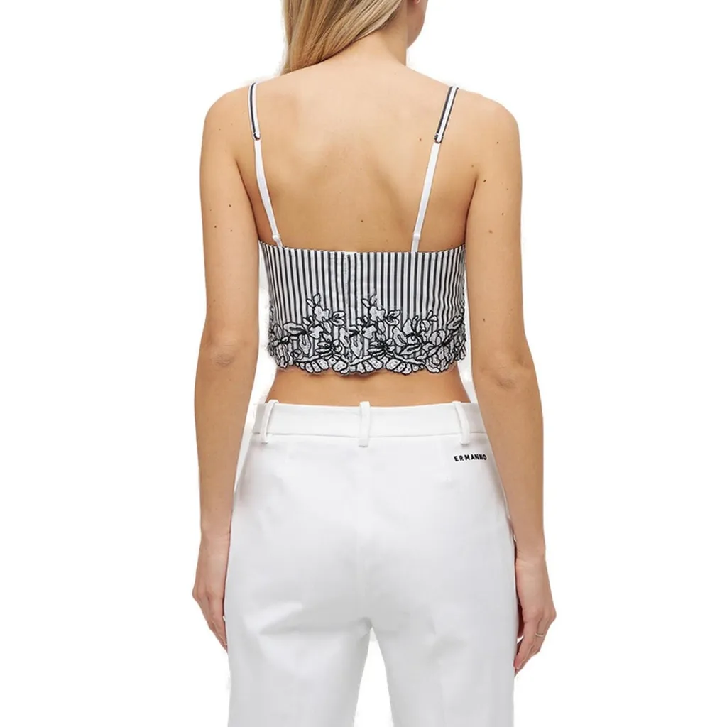 Striped Cropped Top