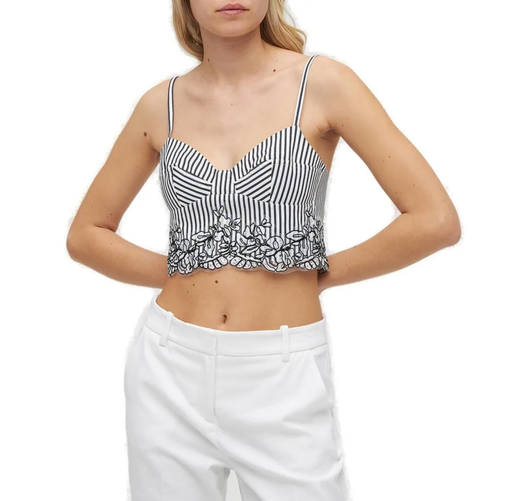 Striped Cropped Top