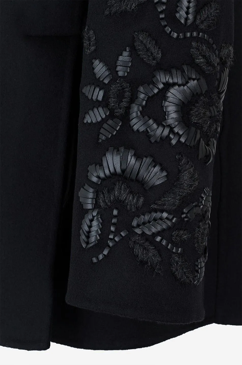 Laced Double Breasted Coat