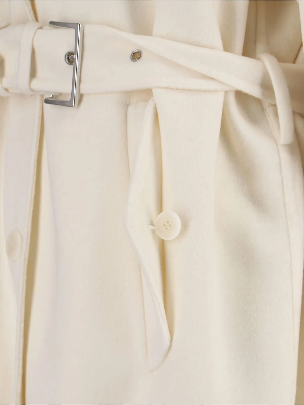 Single-Breasted Midi Tailored Coat