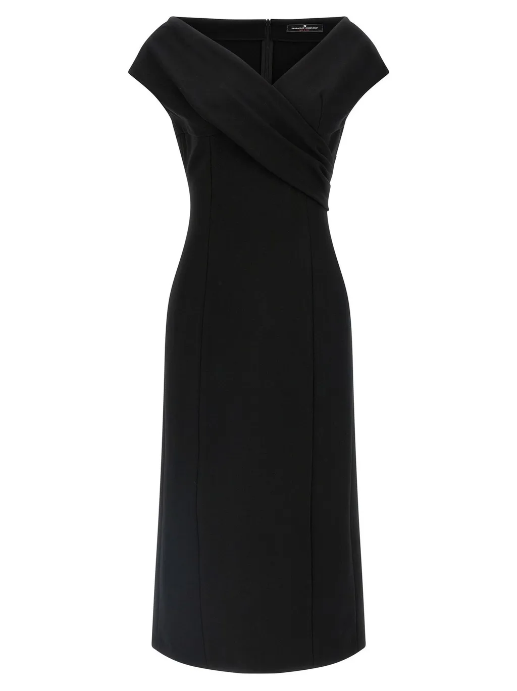 V-Neck Midi Dress