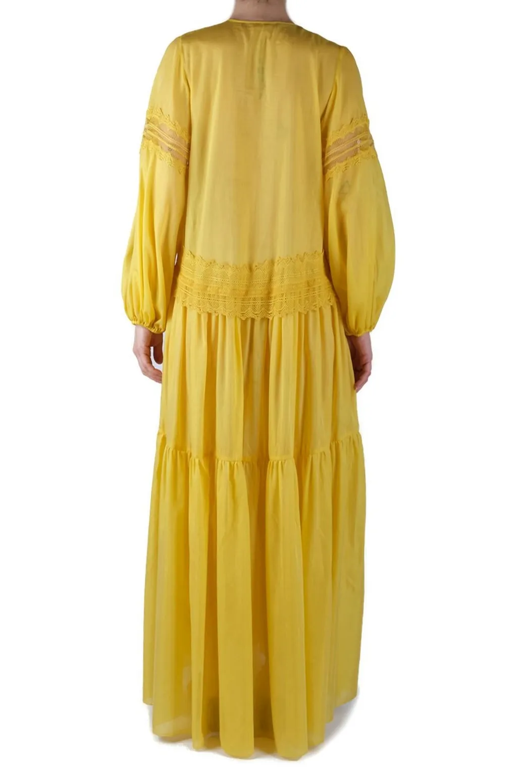 Embroidered Detail Maxi Dress