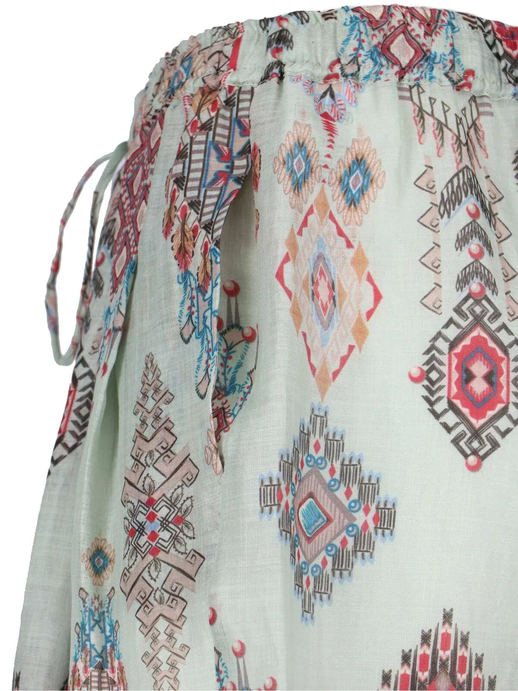 Printed Wide Leg Trousers