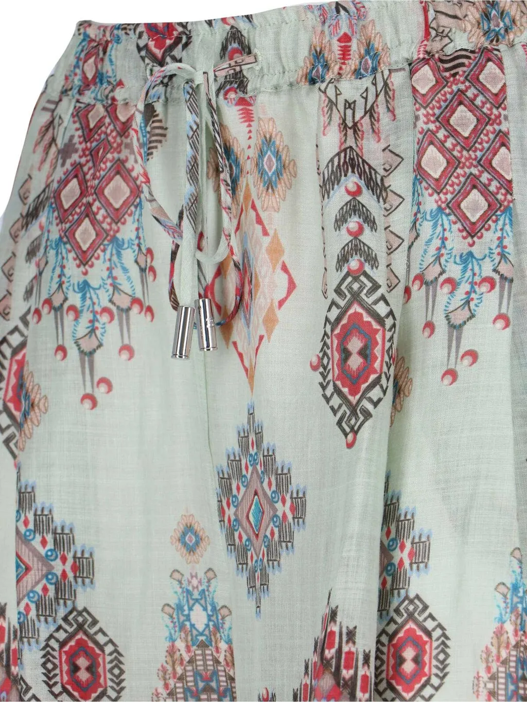 Printed Wide Leg Trousers