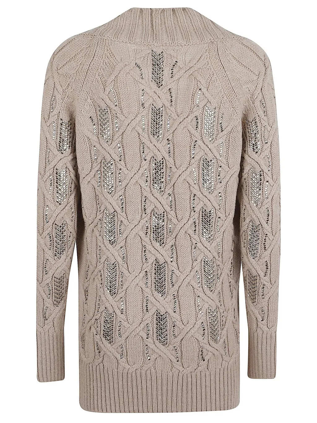V-Neck Embellished Cardigan