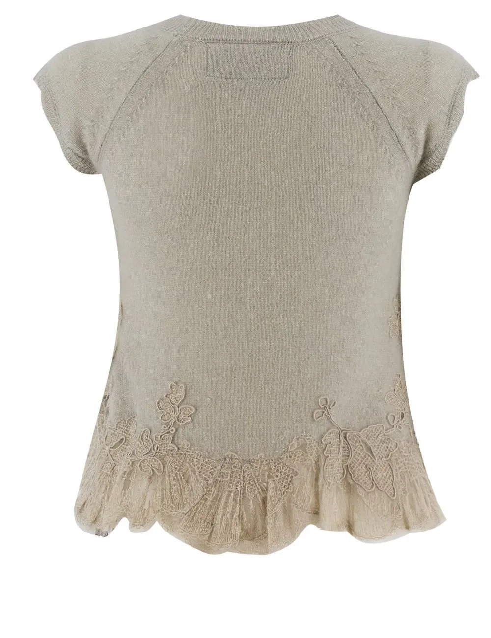 Laced Knitted Top