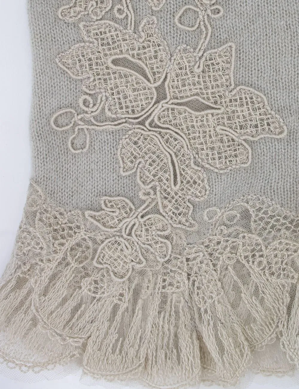 Laced Knitted Top