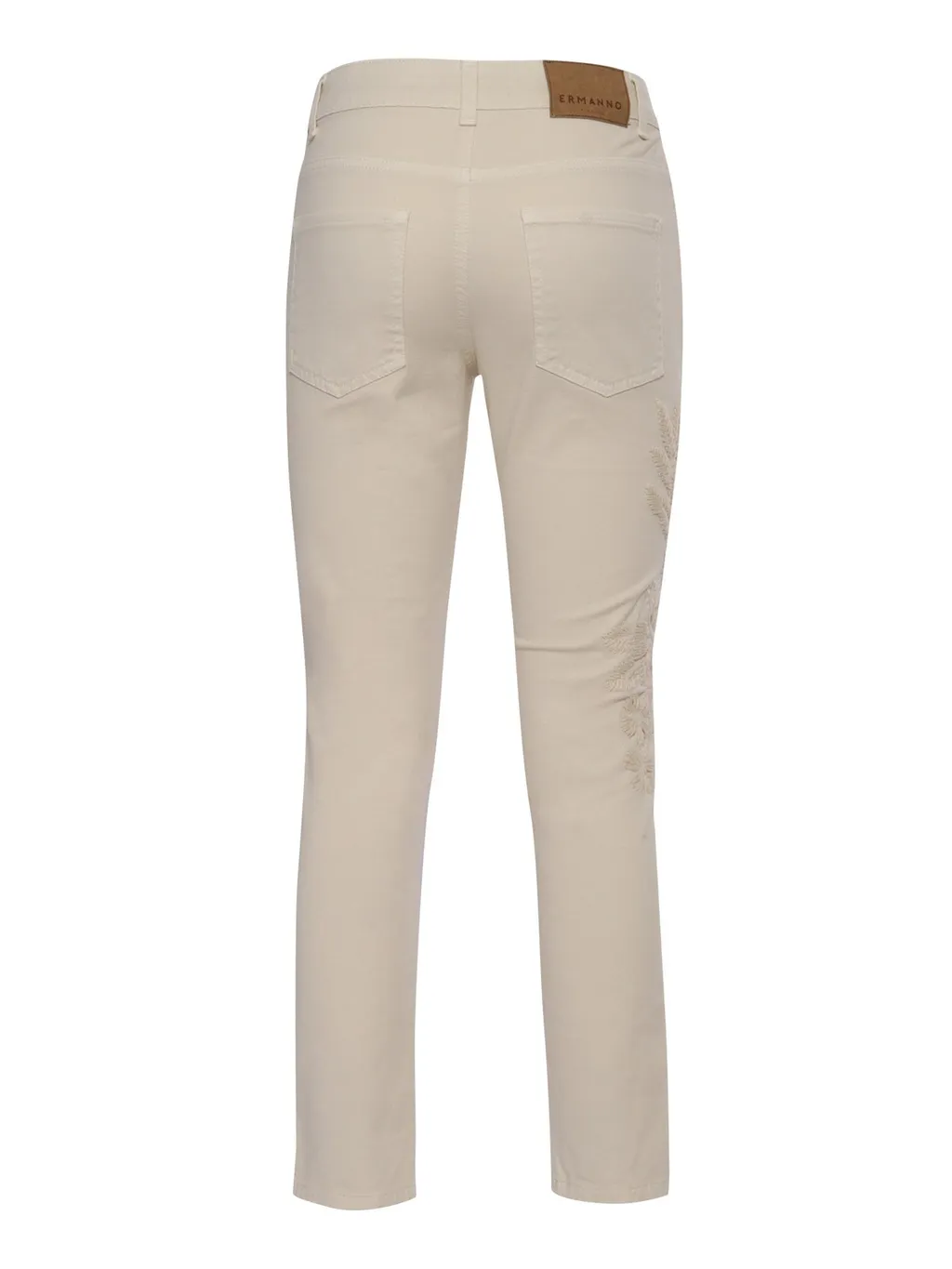 Floral Embroidered Jeans