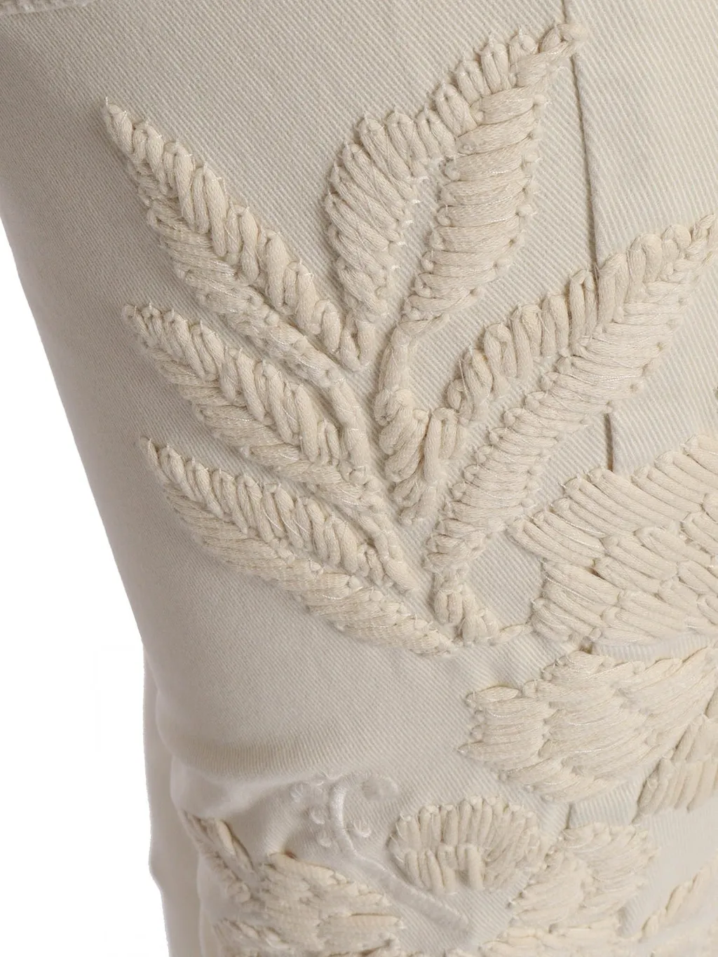 Floral Embroidered Jeans