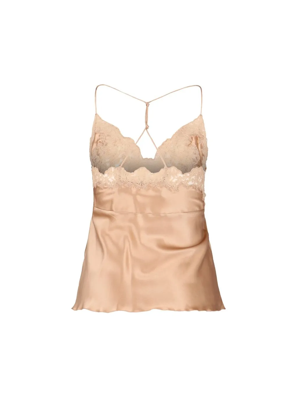 Lace-Trimmed Sleeveless Top